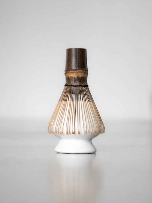 Matcha BESENHALTER (Chasen-Tate) in Mattweiß