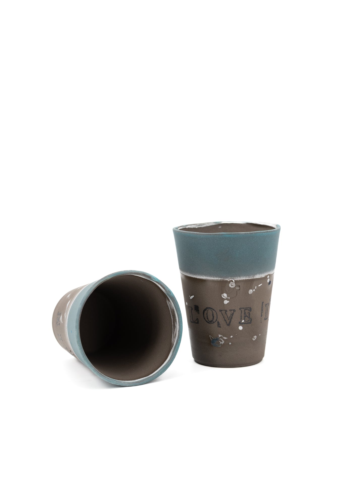 Kaffeetasse mit Text