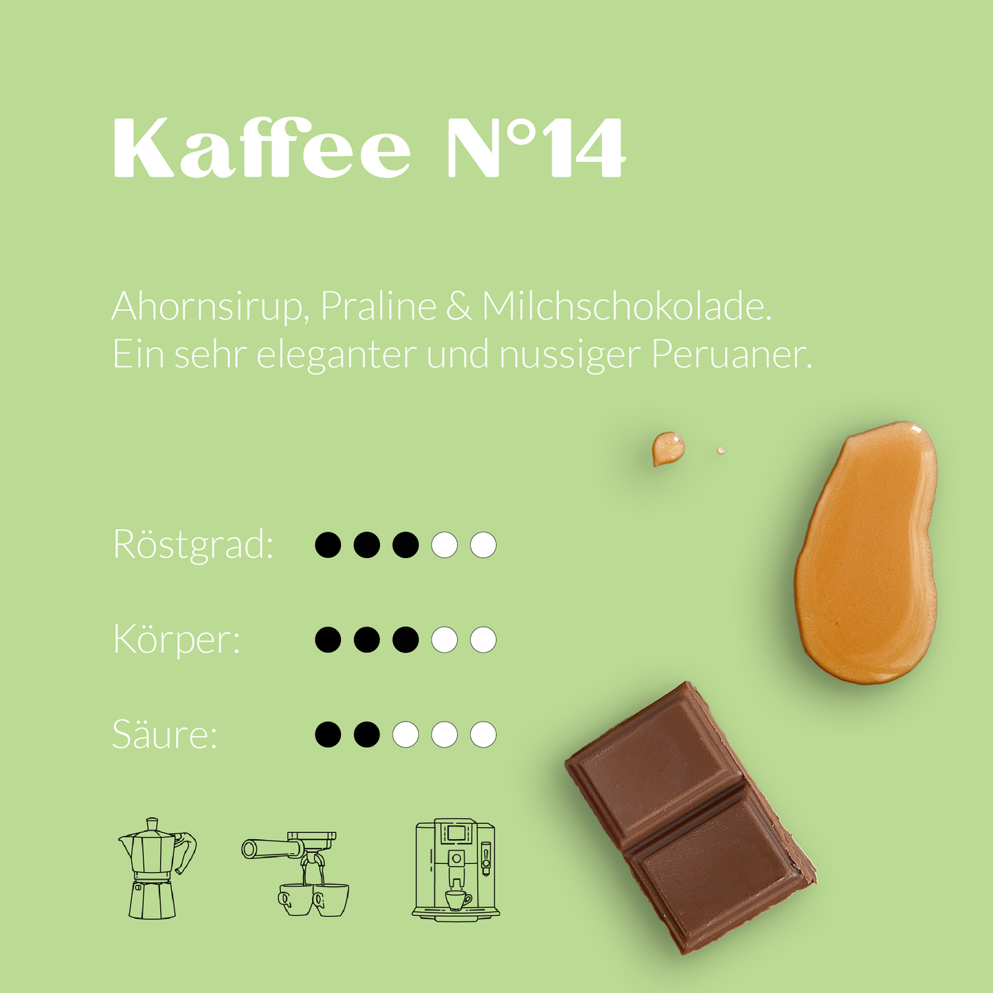 Espresso N°14 Bio DECAF aus Peru