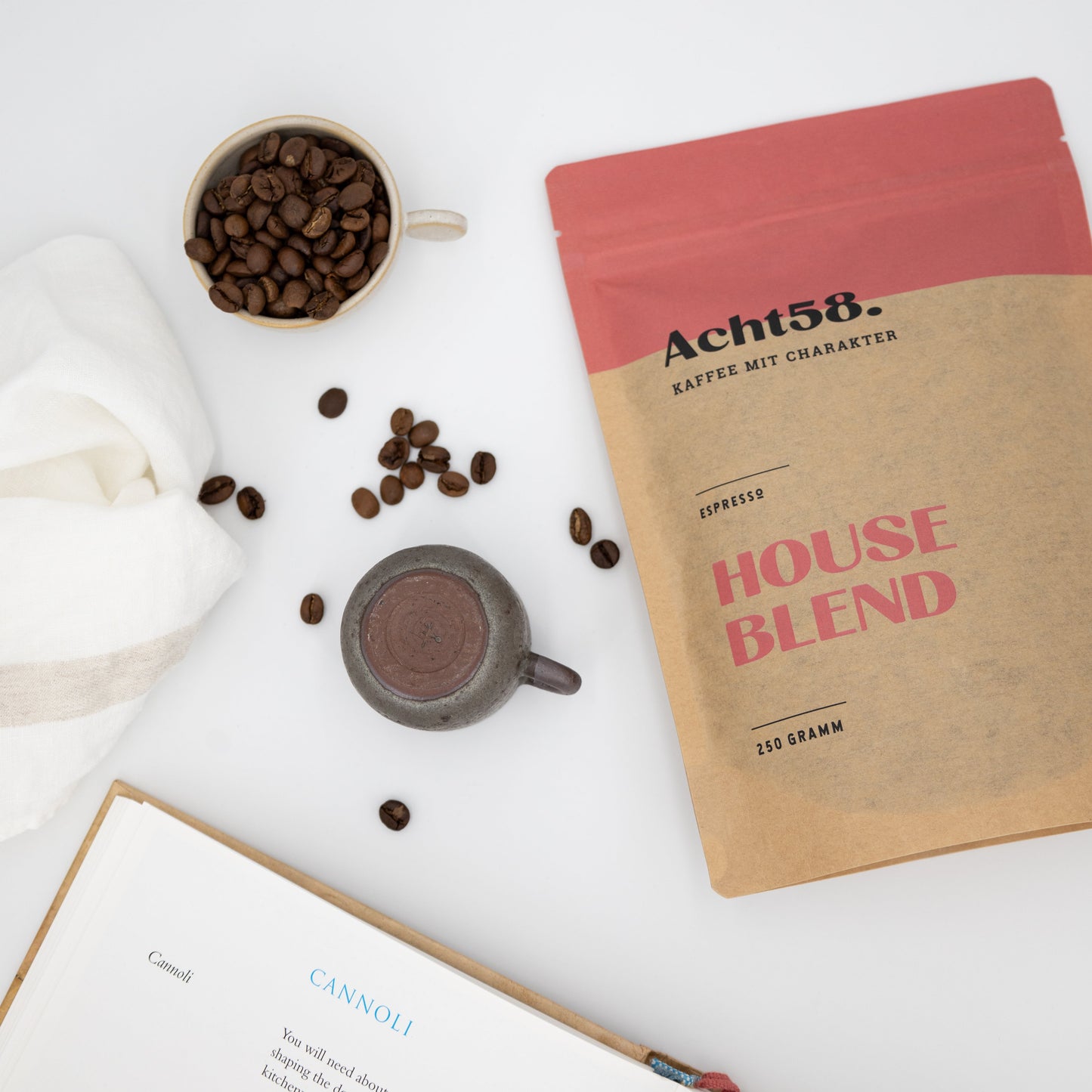 Espresso HOUSE BLEND - 60% Arabica aus Brasilien / 40% Canephora aus Vietnam