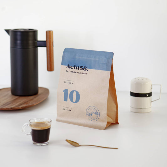 Espresso N°10 - 70% Arabica aus Brasilien / 30% Edelrobusta aus Indien