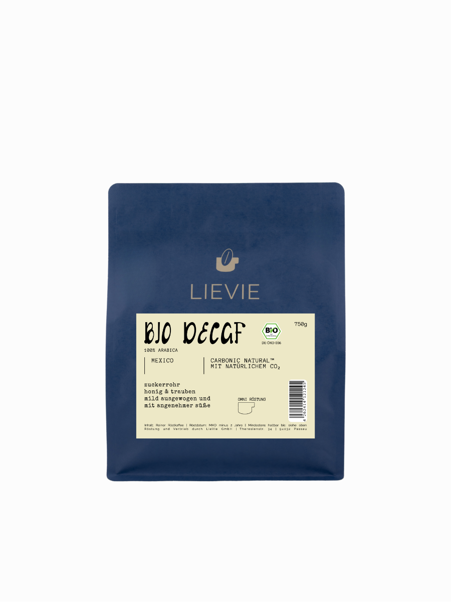 LIEVIE BIO DECAF | Omni Röstung | 100% Arabica | Ganze Bohne