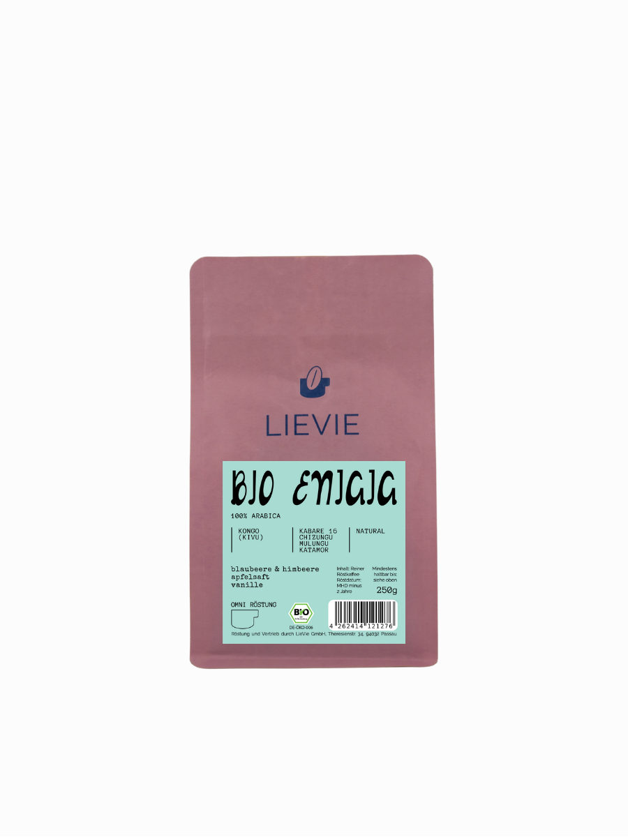 LIEVIE BIO ENJAJA | Omni Röstung | 100% Arabica | Ganze Bohne