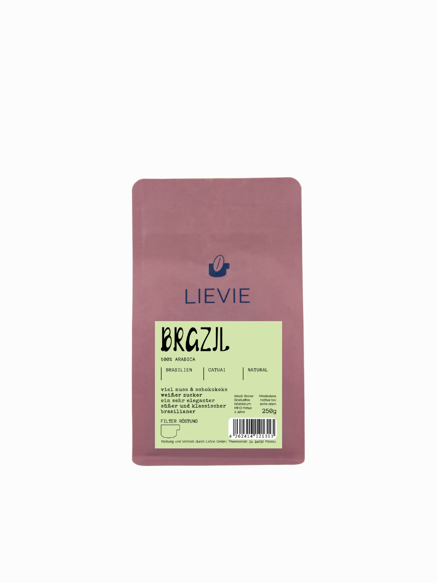 LIEVIE BRAZIL | Filter Röstung | 100% Arabica | Ganze Bohne