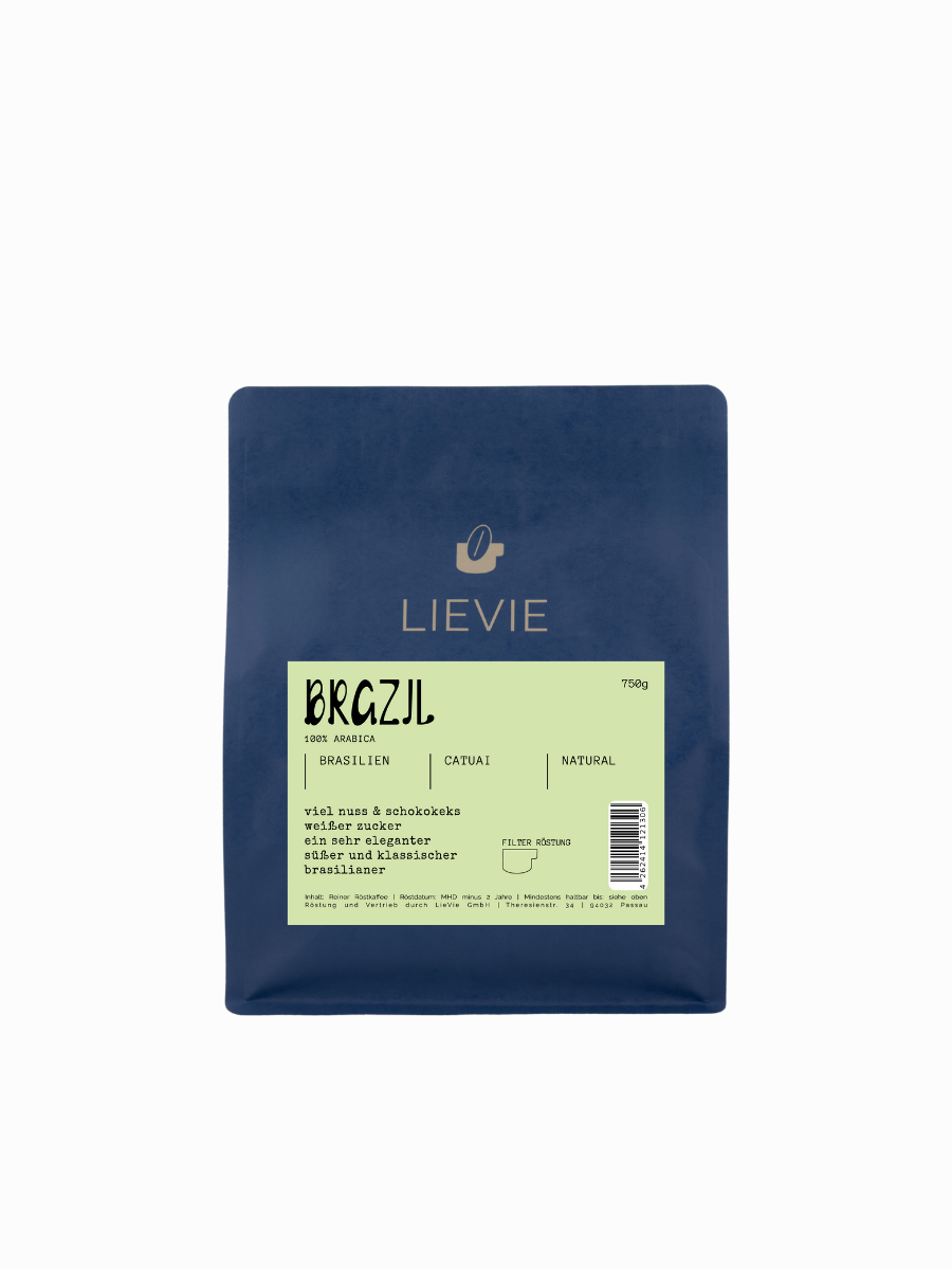 LIEVIE BRAZIL | Filter Röstung | 100% Arabica | Ganze Bohne