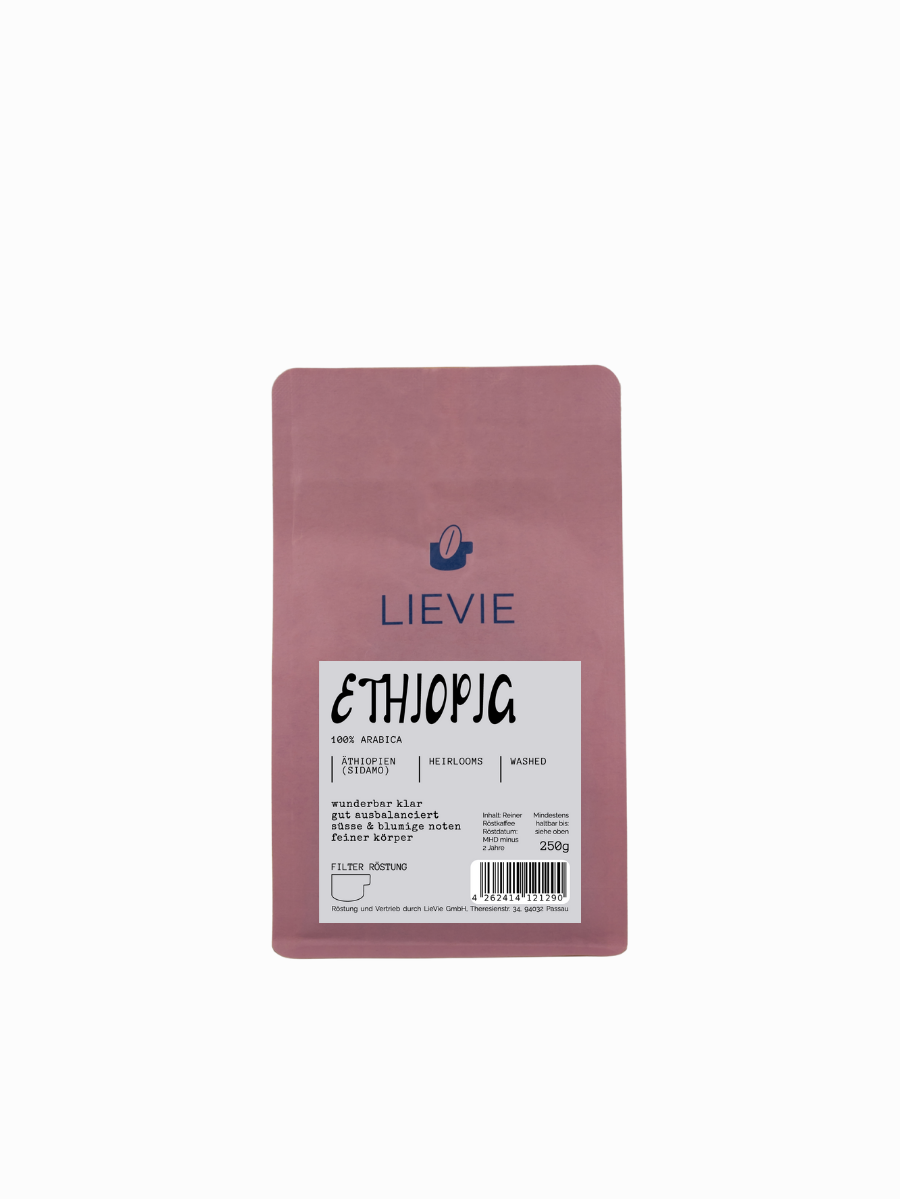 LIEVIE ETHIOPIA | Filter Röstung | 100% Arabica | Ganze Bohne