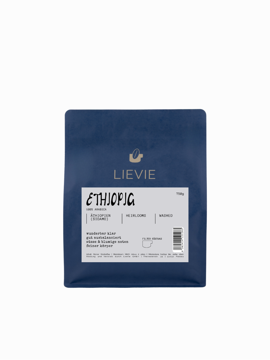 LIEVIE ETHIOPIA | Filter Röstung | 100% Arabica | Ganze Bohne