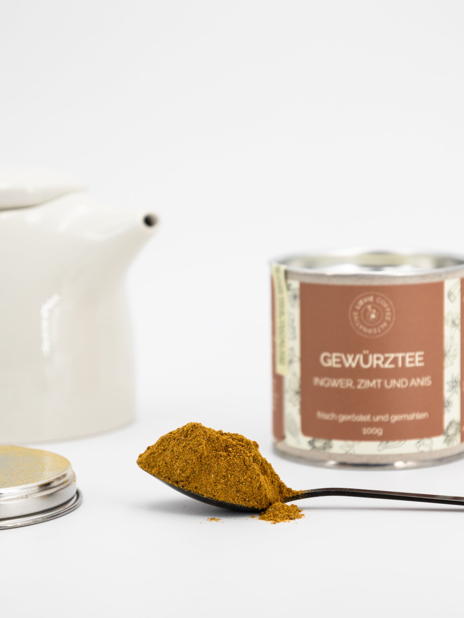 GEWÜRZTEE: Löwenzahn- und Zichorienkaffee mit Gewürzen - 100g