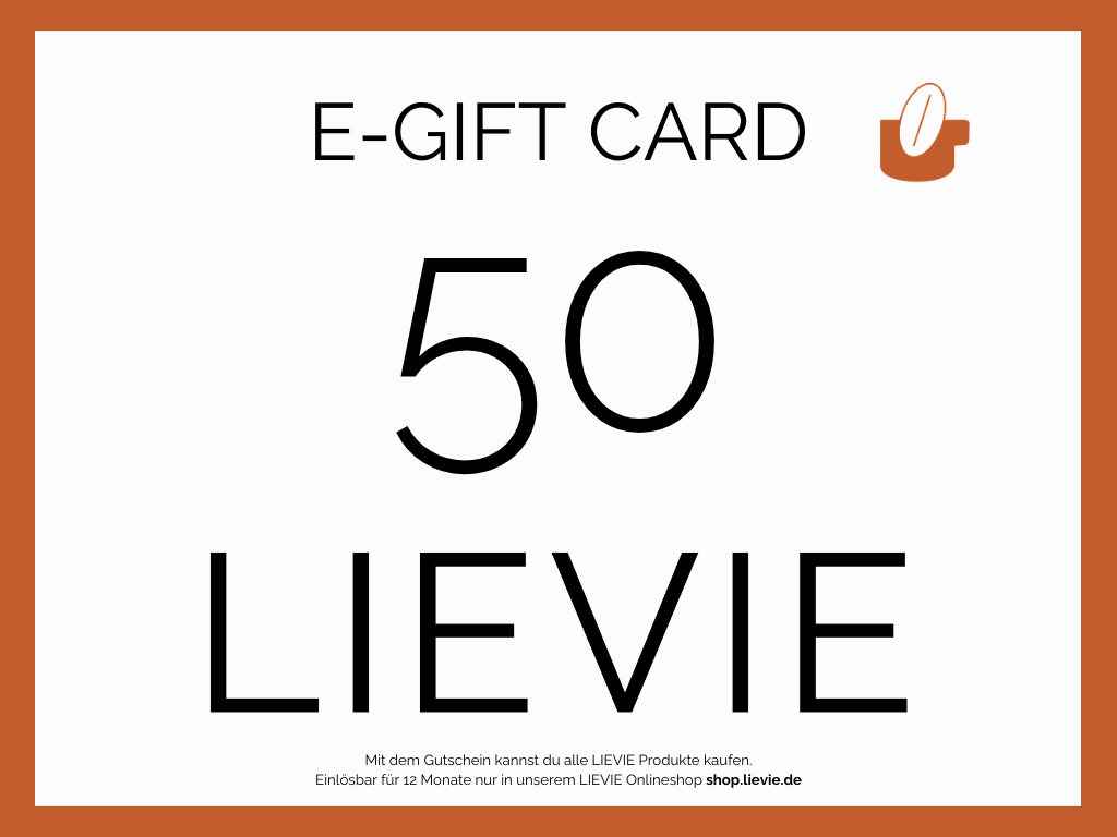 DIE BESTE GESCHENKIDEE E-GIFT CARD von LIEVIE