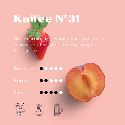 Café da Etiópia N°31 - Single Origin Arabica aus Äthiopien - 250GR