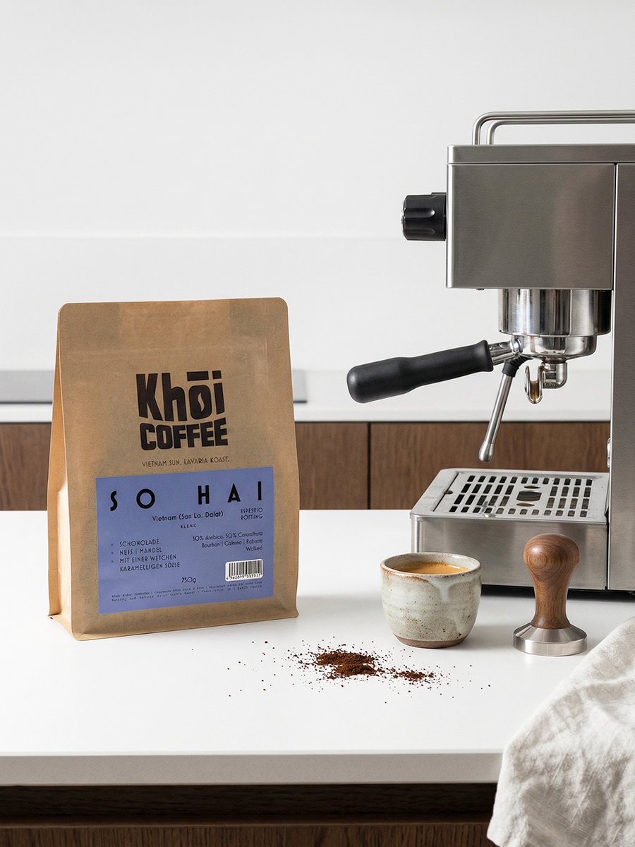 SO HAI | Espresso Röstung | 50% Arabica 50% Canephora | Ganze Bohne
