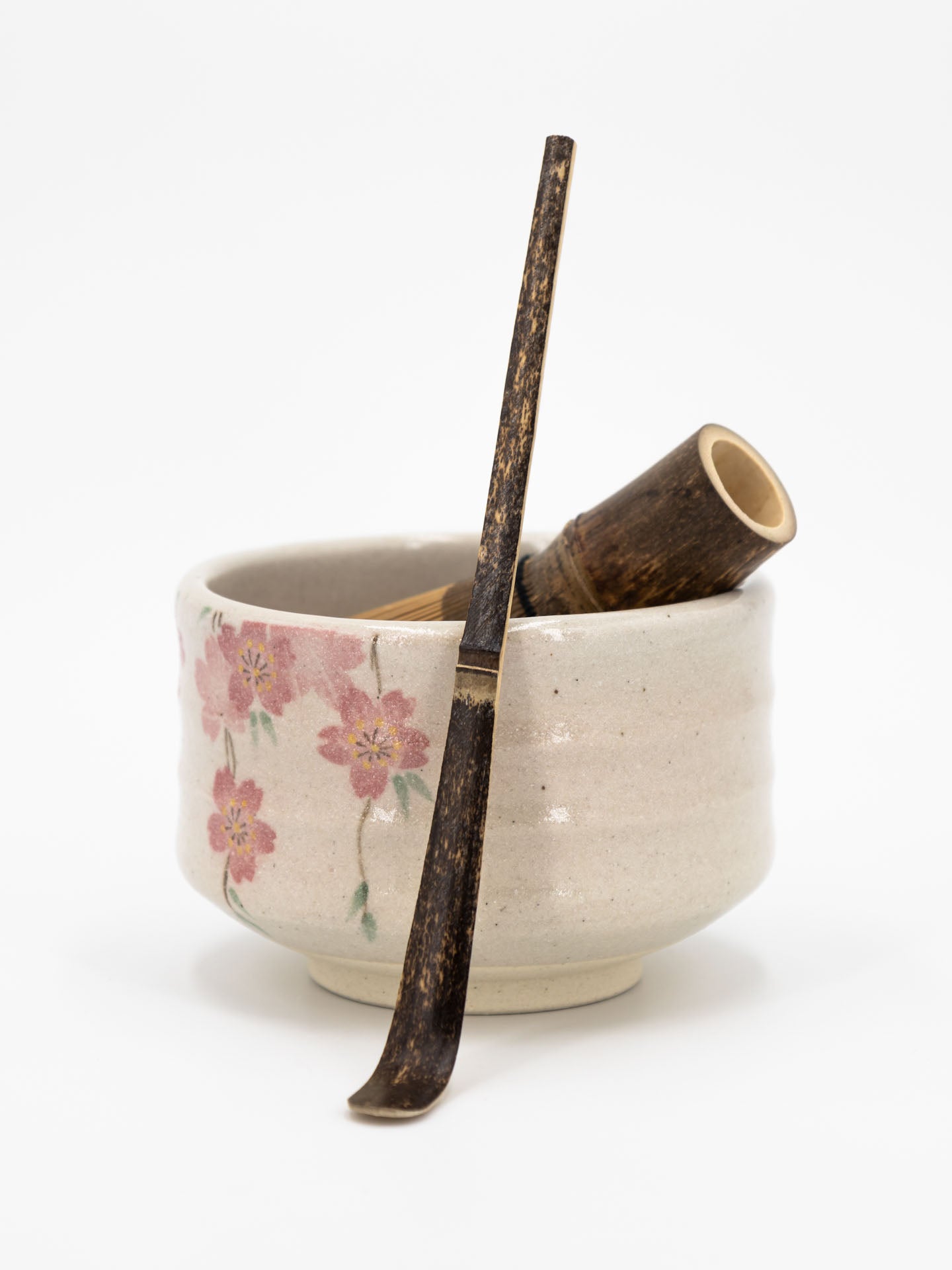 Matcha LÖFFEL (Chashaku) - Dunkler Bambus