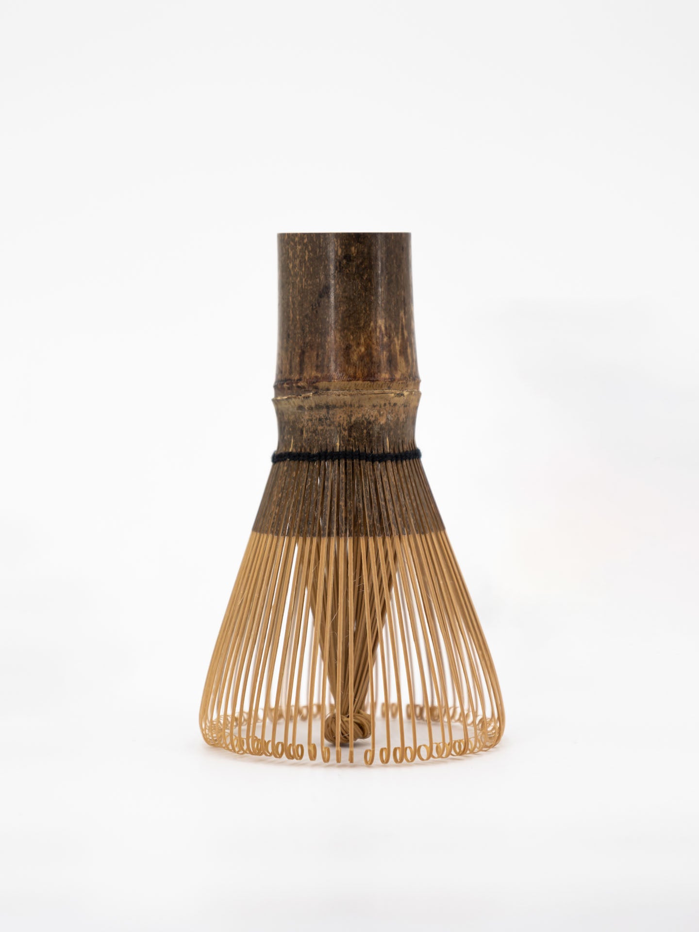 Matcha BESEN (Chasen) - Dunkler Bambus - 100 Borsten